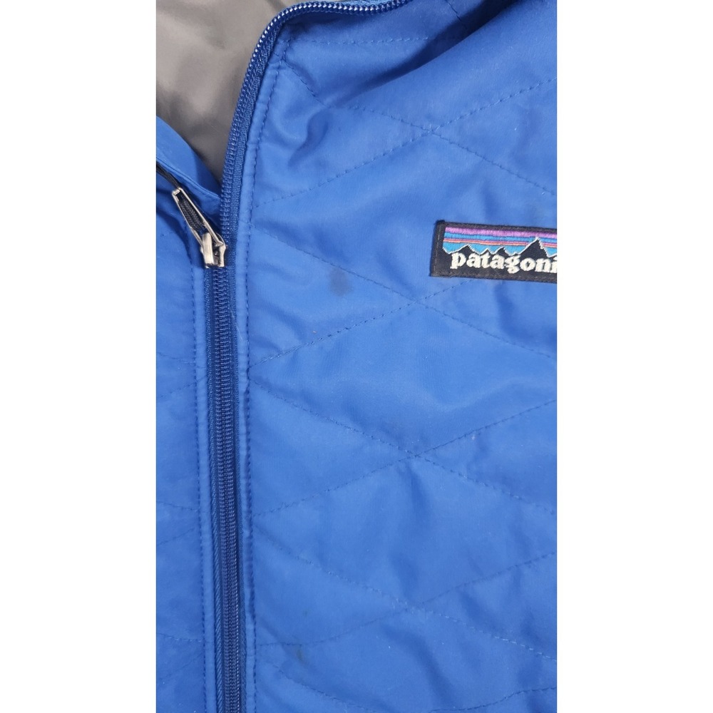 Patagonia Quilted Blue Jacket Women's Size M - Picture 3 of 7